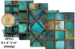 Grunge, Metal, Mixed Media, Junk Journal Product Image 1