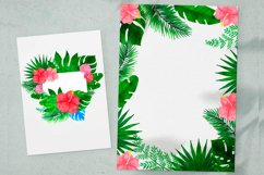 Collection of Tropical floral clipart Product Image 2