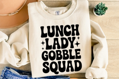 Lunch Lady Gobble Squad Svg | Halloween Svg | Shirt Svg Product Image 2