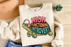 High Functioning Introvert Svg | Svg Cut File | Shirt Svg Product Image 2