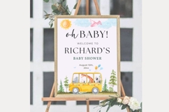 Baby Shower Welcome Template 44 Product Image 1