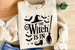 The Witch is in Svg | Halloween Svg | Shirt Svg Product Image 2