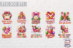 Christmas Quotes Clipart Bundle Sublimation 28 PNG Pink Product Image 2