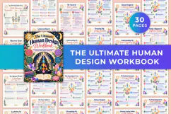 The Ultimate Human Design Workbook Kdp interiors Product Image 1