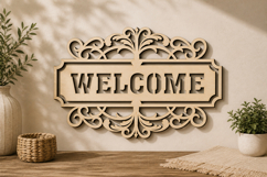 Welcome Sign Lasercut Product Image 1