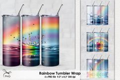 Rainbow tumbler wrap - 4 Variations Product Image 1