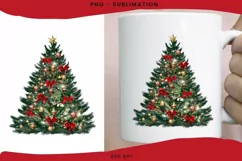 Christmas Tree Print Download - Merry Christmas PNG Product Image 2