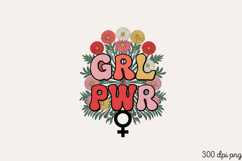 GRL PWR PNG, Girl Power sublimation Product Image 2