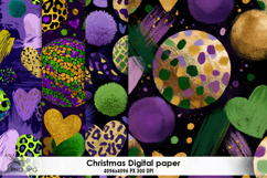 Christmas digital paper, background clipart Product Image 1