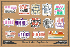 Mama Stickers Svg Bundle Product Image 1