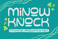 Minow Knock - Handwriting Font Product Image 1