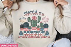 Succa for the america PNG, Western 4th Of July Sublimation P Product Image 2