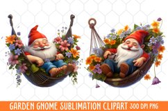 Garden Gnome Sublimation clipart Product Image 1