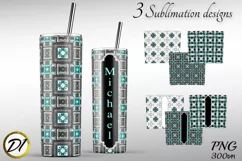 20 oz Tumbler. 20 oz Tumbler Wrap Design. Sublimation Design Product Image 2