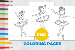 Ballerina Coloring Pages | Coloring book Product Image 1