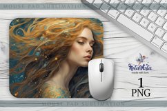 Magic fantasy sublimation for mouse pad, Klimt style Product Image 1