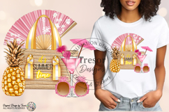 It's Summer Time Tropical Beach Design | Pink Vacation Vibes Product Image 2
