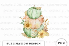 Watercolor Thanksgiving sublimation png Product Image 1