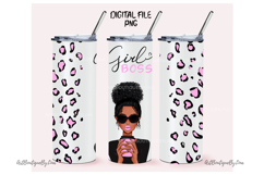 Afro American Boss Tumbler Design Product Image 1