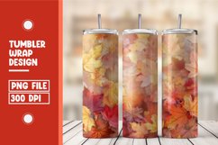 Autumn Leaves Tumbler Wrap Design Product Image 1