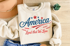 America Land that we love svg | 4th of july Svg | Shirt Svg Product Image 2