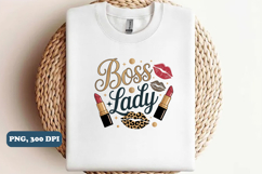 Boss Lady Png sublimation, png design Product Image 1