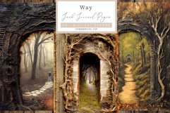 Way, Junk journal pages, Digital paper, Collage Product Image 1