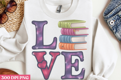 Love PNG, Book Lover Sublimation PNG Product Image 2