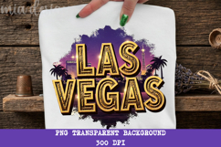 Las Vegas PNG, Vintage Nevada Desert Sign Sublimation Product Image 1