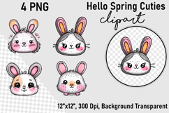 Hello spring cuties clipart Product Image 1