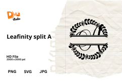 Leafinity Split Monogram Product Image 1
