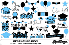 2026 graduation png/ clipart Product Image 1