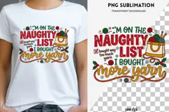 Christmas crochet png design for T-shirts Product Image 1
