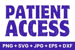 Patient Access, Cute Health Administration Medical Admin SVG Product Image 1