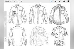 100 Procreate Shirt Stamp Brushes Product Image 2