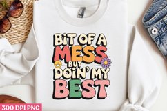 Bit of a mess, PNG, Retro Positive Sublimation PNG Product Image 2