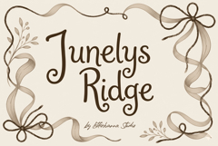 Junelys Ridge Font Product Image 1