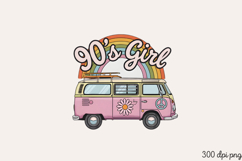 90&#039;s Girl PNG, Girl Power sublimation Product Image 2