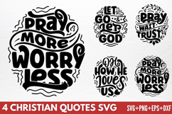 Christian Quotes SVG Product Image 1