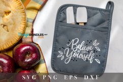 Believe in Yourself SVG|Positive Quote SVG Design Product Image 1