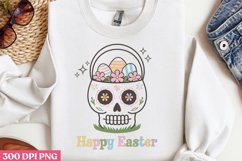 Happy easter PNG, Skeleton Easter Clipart PNG Product Image 1