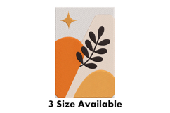 Leaf and Star Abstract Three Size Embroidery Design Product Image 1