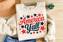 America y&#039;all svg | 4th of july Svg | Shirt Svg Product Image 2