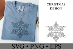 Christmas Snowflakes Svg | Christmas svg | Shirt Svg Product Image 2