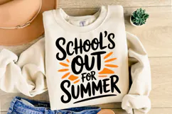 School's out for summer svg | Summer Svg | Shirt Svg Product Image 1