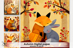 Autumn digital paper Product Image 1
