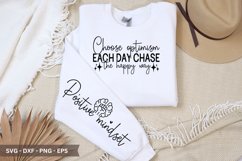 Positivity T-shirt Designs SVG Bundle, Sleeve T-shirt Product Image 3
