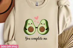You Complete me PNG ,Valentine Sublimation PNG Product Image 2