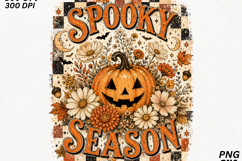 Cute Fall Goldendoodle Dog Sunflower Autumn SVG Product Image 2