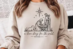 Greatest Gift of All Nativity PNG, Matthew 2:11 Christian Ch Product Image 1